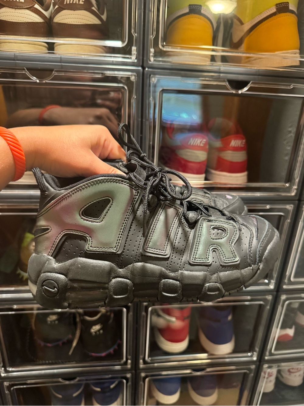 Nike Kids Iridescent Black AIR Sneakers